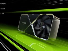 In the picture we see the top model of NVIDIA's new graphics cards: The RTX 4090.