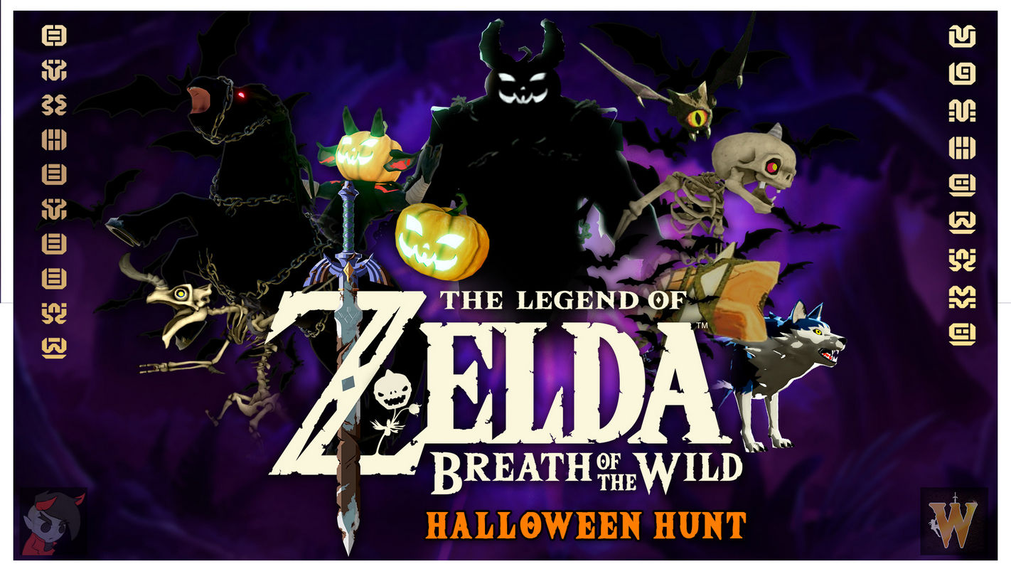 Here we see a cover of the Halloween Hunt DLC for BotW.