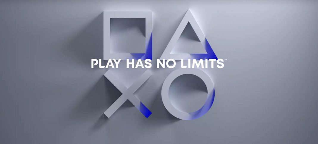 We see the four PlayStation icons, the square, the triangle, the X and the circle, growing out of a gray background. Above them is written in capital letters 