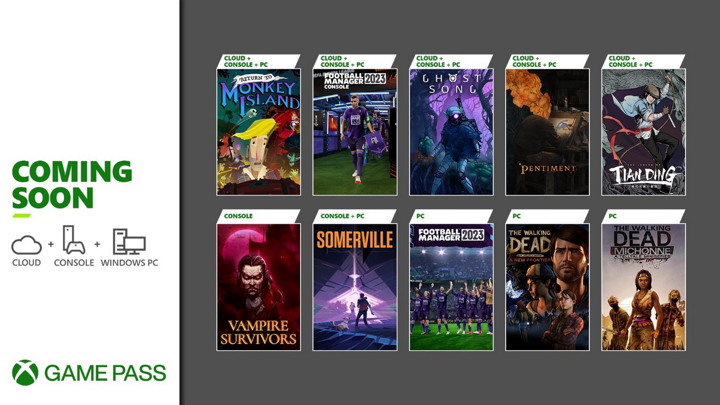 Here we see an overview of the new games that can be played in November 2022 for Xbox Game Pass.
