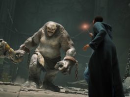 With a co-op mod, we get a Hogwarts Legacy multiplayer and can defeat the mountain troll together, as seen here.