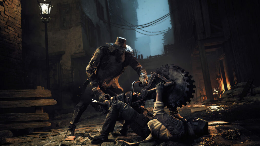 In Remnant 2, you'll have to take on nasty enemies in close combat in dark places, as seen here. The gameplay shows no mercy.