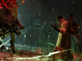 We see a player with a gas mask in front of a four-legged beast in Remnant 2, whose release date will be in the summer.