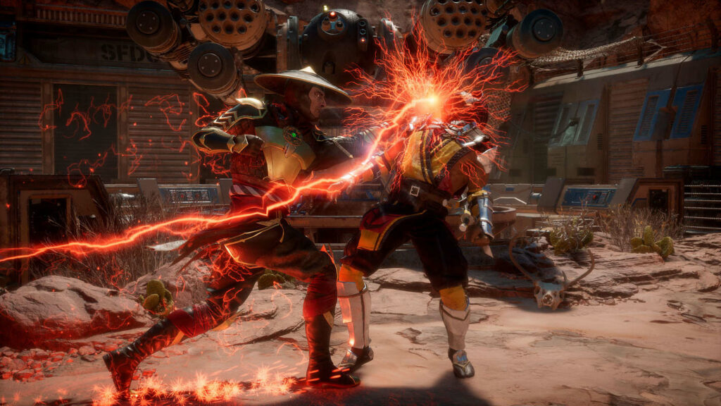 Choose exciting fighters like Raiden in MK12 and slay your opponents with red lightning. Here we see him in part 11.