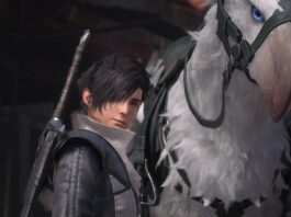 Clive can be seen with his sword, standing next to a hippogriff. Get to know the Final Fantasy 16 gameplay via the demo.